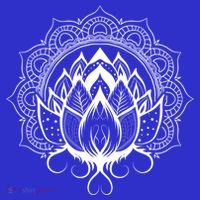 Yogi Flower Blossom Dala Fractal Geometry Yoga Lotus Great Gift T-Shirt thumb 7
