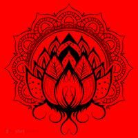Yogi Flower Blossom Dala Fractal Geometry Yoga Lotus Great Gift Santa Hat thumb 1