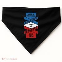 Yugoslavija Flag Balkans Sfry Yugoslavia USA-Made Doggie Bandana thumb 0
