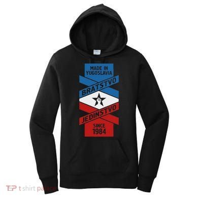 Yugoslavija Flag Balkans Sfry Yugoslavia Women's Hoodie