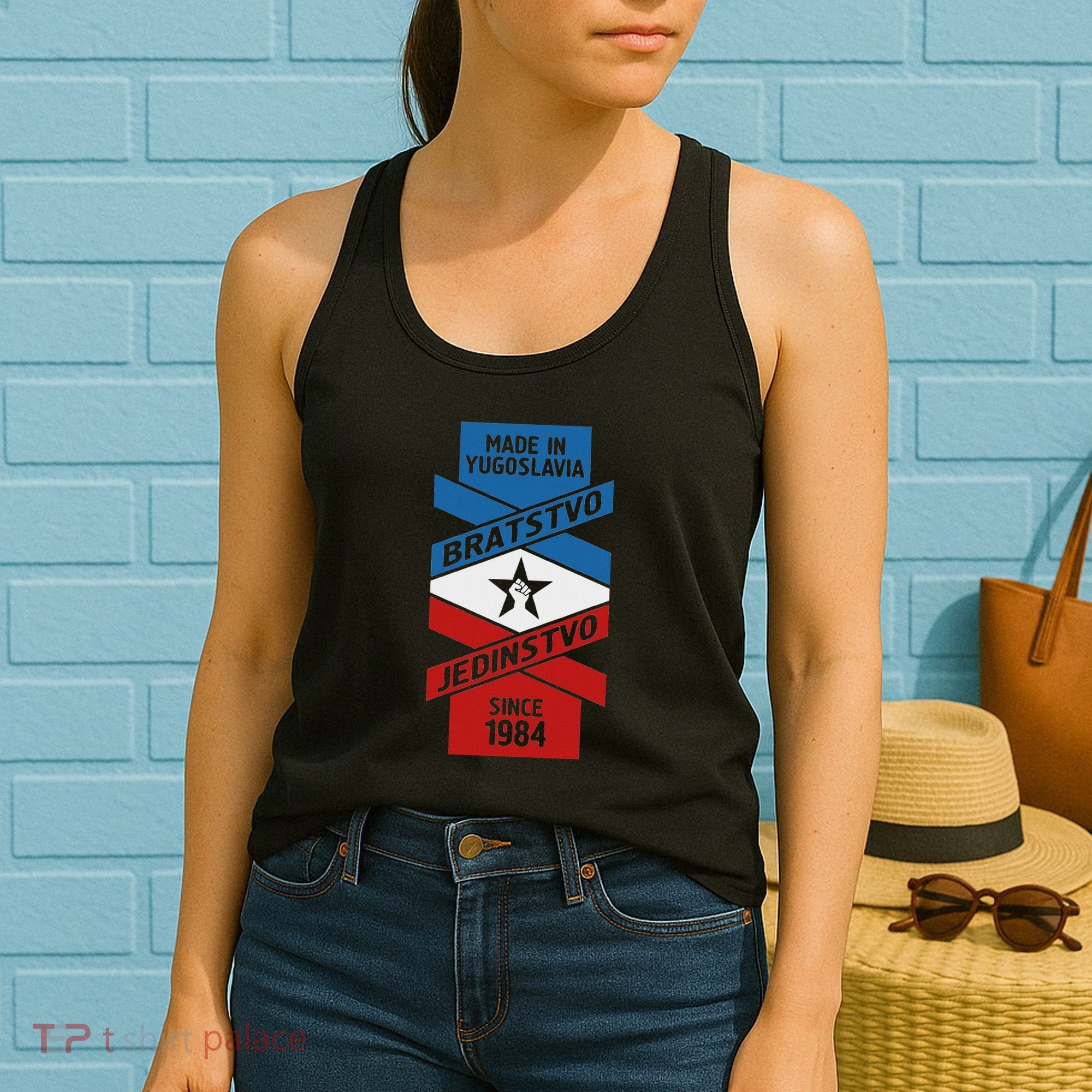 Yugoslavija Flag Balkans Sfry Yugoslavia Women's Tank Top