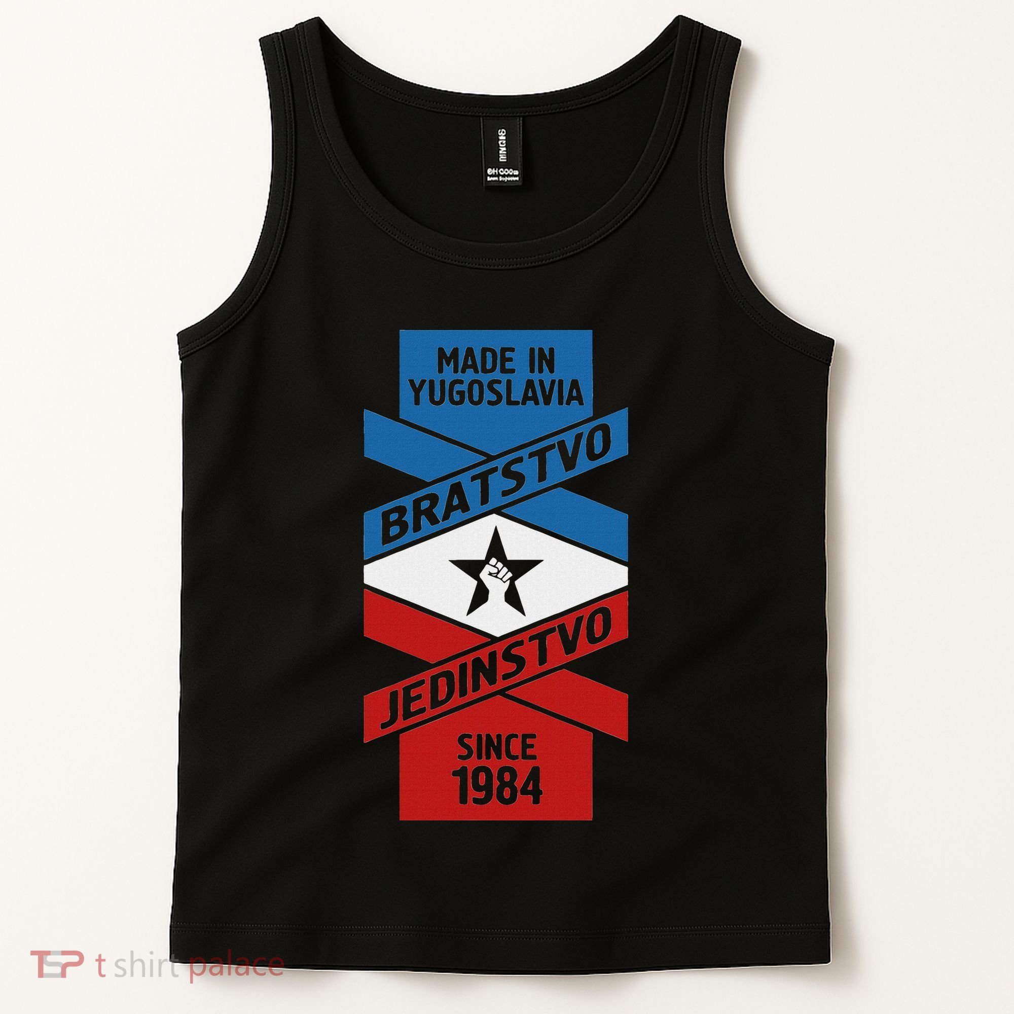 Yugoslavija Flag Balkans Sfry Yugoslavia Tank Top