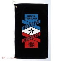 Yugoslavija Flag Balkans Sfry Yugoslavia Golf Towel thumb 0