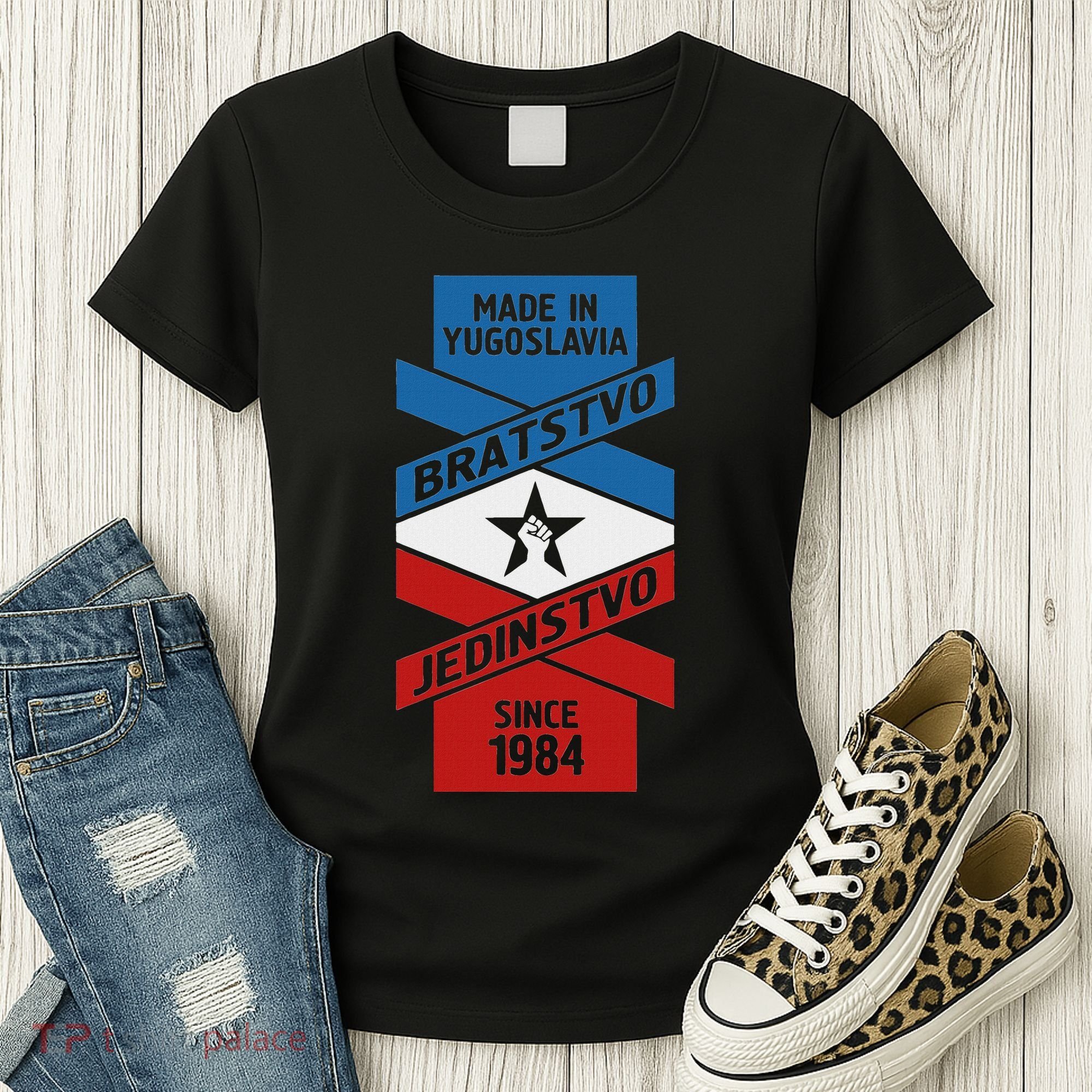Yugoslavija Flag Balkans Sfry Yugoslavia Women's T-Shirt