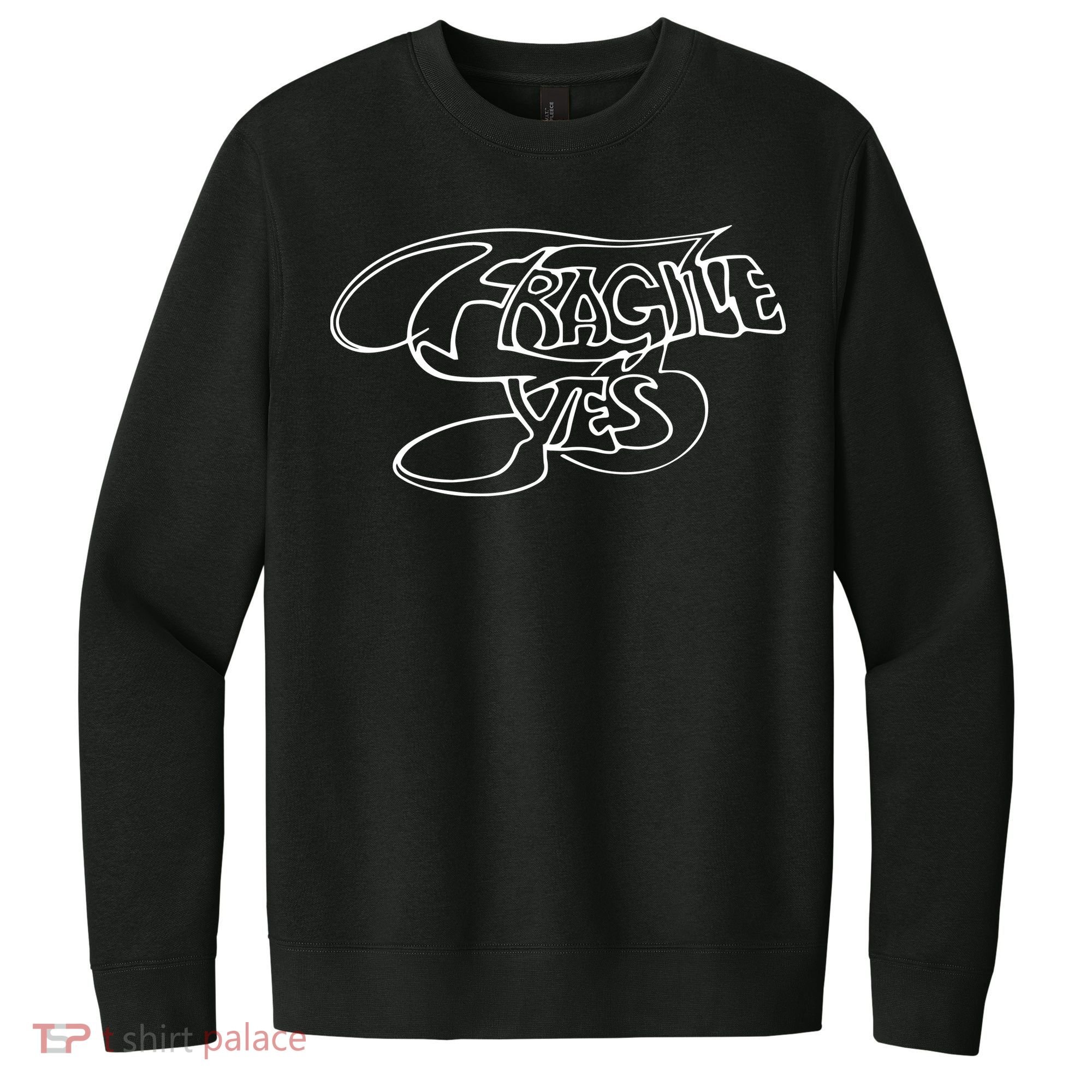 Yes Fragile Graffiti V.I.T. Fleece Crew Sweatshirt