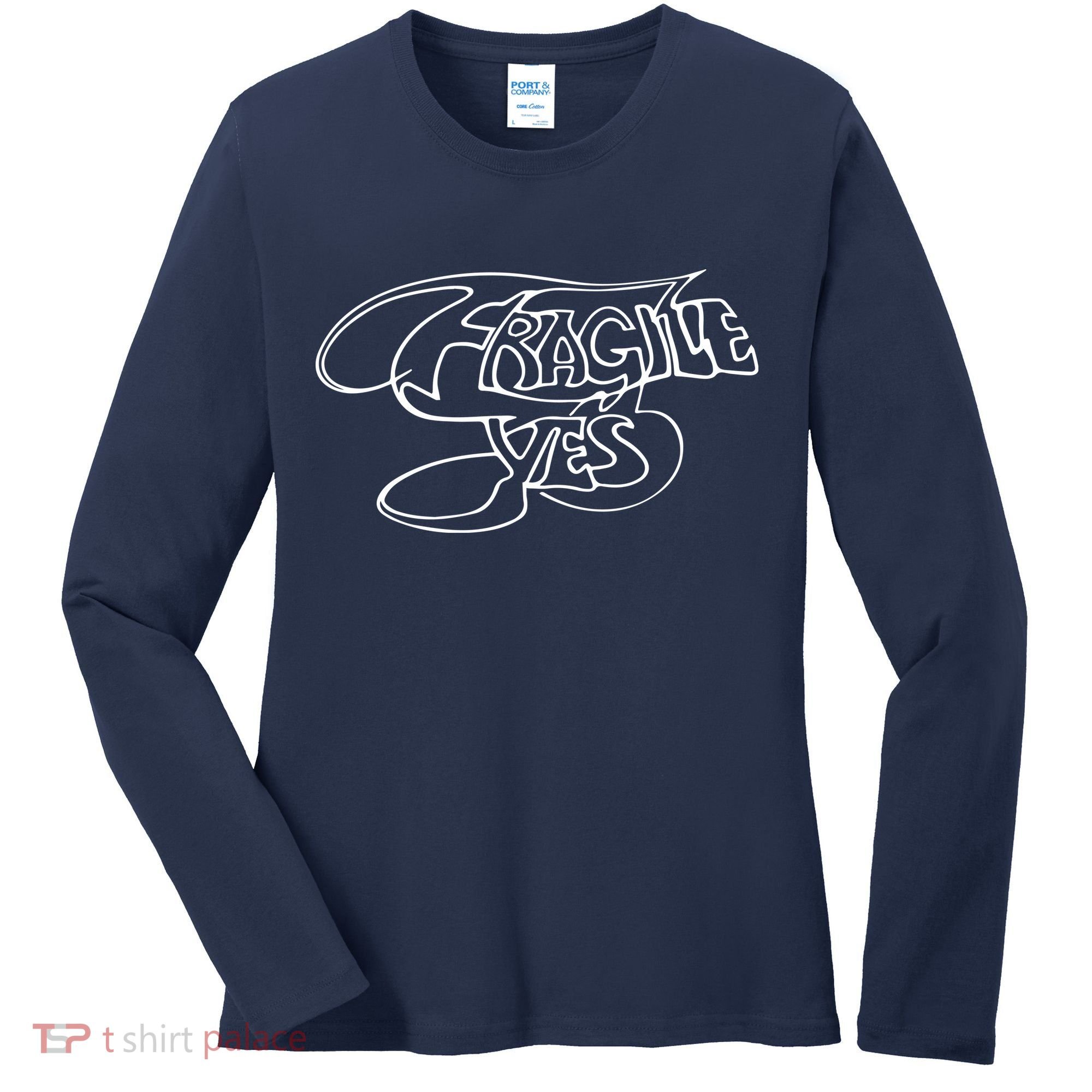 Yes Fragile Graffiti Women's Long Sleeve Shirt