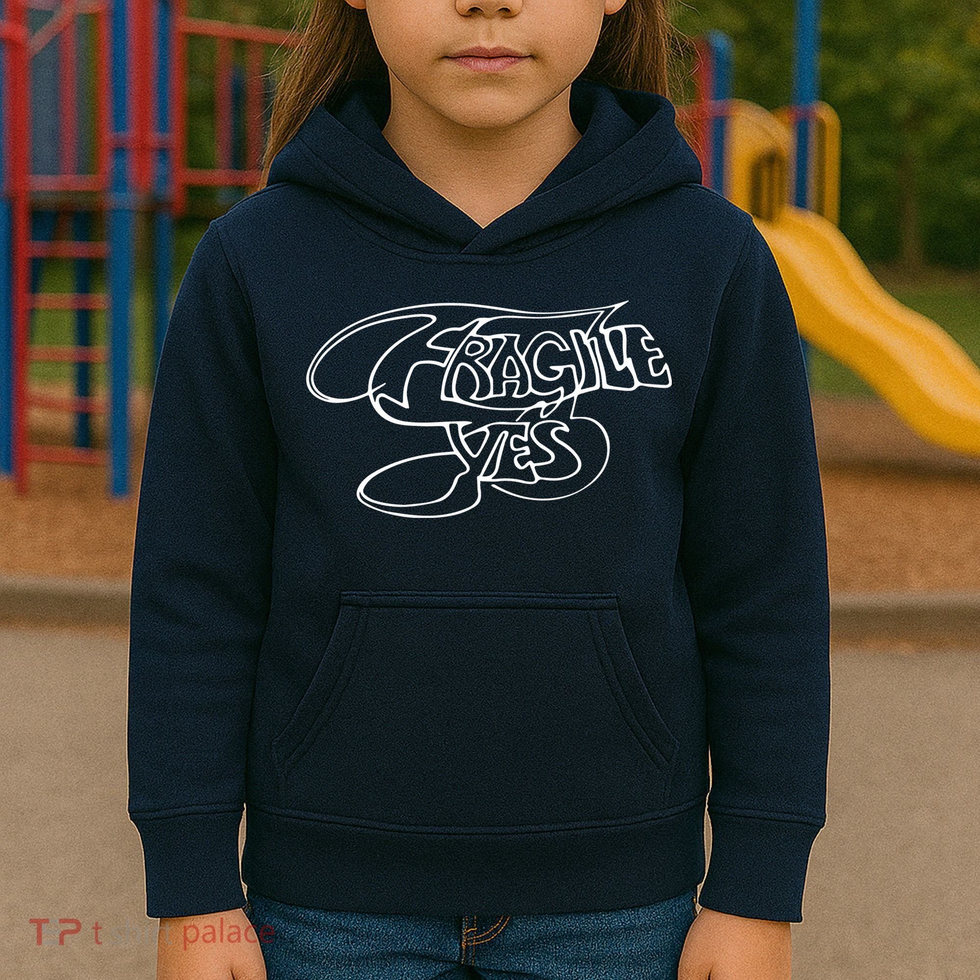 Yes Fragile Graffiti Kids Hoodie