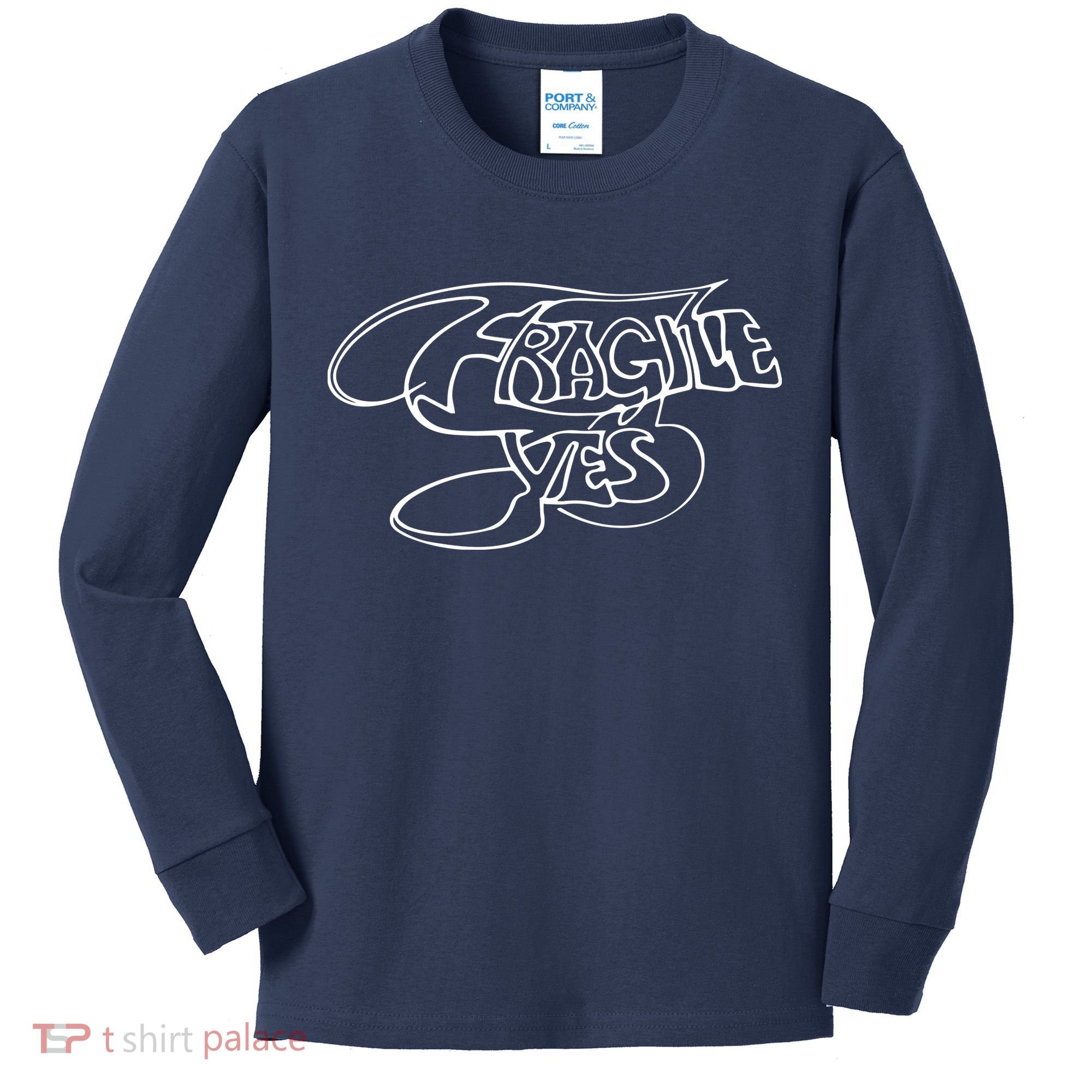 Yes Fragile Graffiti Kids Long Sleeve Shirt