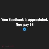 Your feedback is appreciated now pay $8 Beanie thumb 2