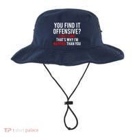You Find It Offensive I Find It Funny That’S Why I’M Happier Bucket Hat thumb 0