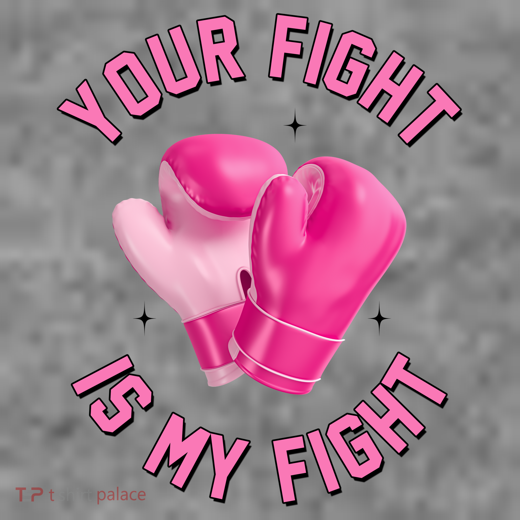 Your Fight Is My Fight Boxing Breast Cancer Awareness Women's Tank Top