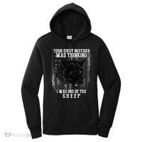 Your First Mistake Was Thinking I Was One Of The Sheep Women's Hoodie thumb 0