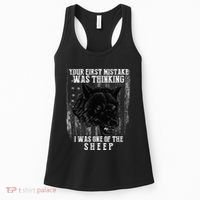 Your First Mistake Was Thinking I Was One Of The Sheep Women's Tank Top thumb 0