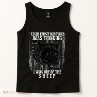 Your First Mistake Was Thinking I Was One Of The Sheep Tank Top thumb 2
