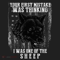 Your First Mistake Was Thinking I Was One Of The Sheep Golf Towel thumb 3