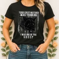 Your First Mistake Was Thinking I Was One Of The Sheep Women's T-Shirt thumb 2