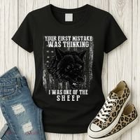 Your First Mistake Was Thinking I Was One Of The Sheep Women's T-Shirt thumb 3