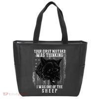Your First Mistake Was Thinking I Was One Of The Sheep Tote Bag thumb 0