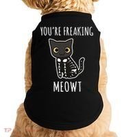 Youre Freaking Meowt Cat Doggie Tank thumb 0
