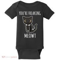 Youre Freaking Meowt Cat Baby Bodysuit thumb 0