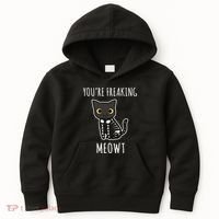 Youre Freaking Meowt Cat Kids Hoodie thumb 0