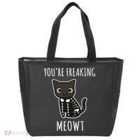 Youre Freaking Meowt Cat Tote Bag thumb 0