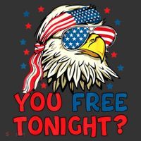 You Free Tonight Bald Eagle Mullet American Flag 4th Of July Ornament thumb 1