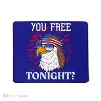 You Free Tonight Bald Eagle Mullet American Flag 4th Of July Mousepad thumb 0