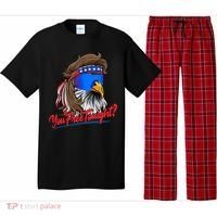 You Free Tonight Bald Eagle Mullet American Flag 4th Of July Pajama Set thumb 0