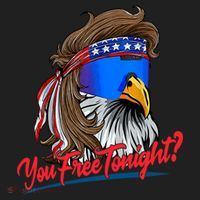 You Free Tonight Bald Eagle Mullet American Flag 4th Of July Hat thumb 2