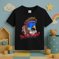 You Free Tonight Bald Eagle Mullet American Flag 4th Of July Toddler T-Shirt thumb 3