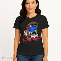 You Free Tonight Bald Eagle Mullet American Flag 4th Of July Women's T-Shirt thumb 4