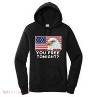 You Free Tonight? American Flag Bald Eagle Patriotic Usa Gift Women's Hoodie thumb 0