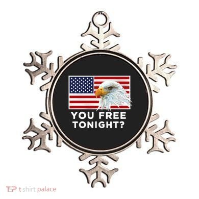 You Free Tonight? American Flag Bald Eagle Patriotic Usa Gift Ornament