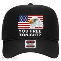 You Free Tonight? American Flag Bald Eagle Patriotic Usa Gift Hat thumb 0