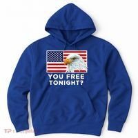 You Free Tonight? American Flag Bald Eagle Patriotic Usa Gift Hoodie thumb 0