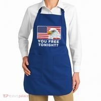 You Free Tonight? American Flag Bald Eagle Patriotic Usa Gift Apron thumb 2
