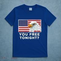 You Free Tonight? American Flag Bald Eagle Patriotic Usa Gift T-Shirt thumb 5