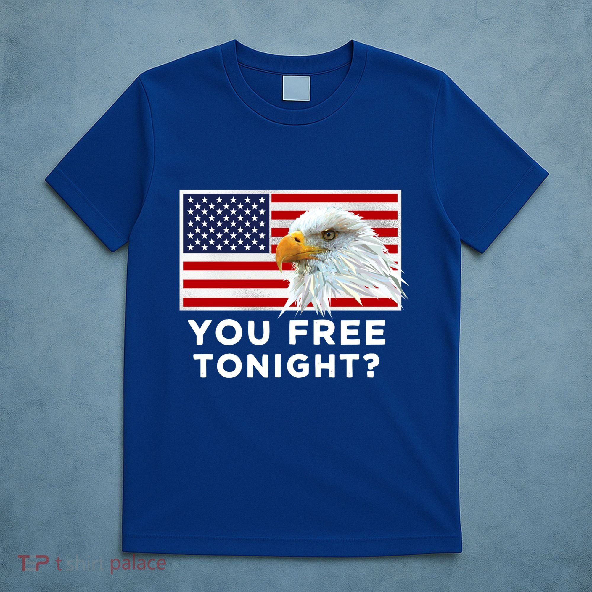 You Free Tonight? American Flag Bald Eagle Patriotic Usa Gift T-Shirt
