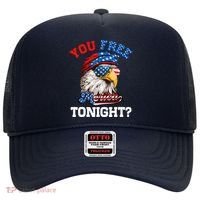 You Free Tonight Usa Flag Bald Eagle 4th Of July Hat thumb 0