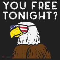 You Free Tonight Bald Eagle US Flag Sunglasses 4th of July Tumbler thumb 3