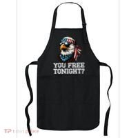 You Free Tonight Eagle Funny Patriotic American Apron thumb 0