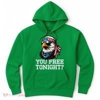 You Free Tonight Eagle Funny Patriotic American Hoodie thumb 0