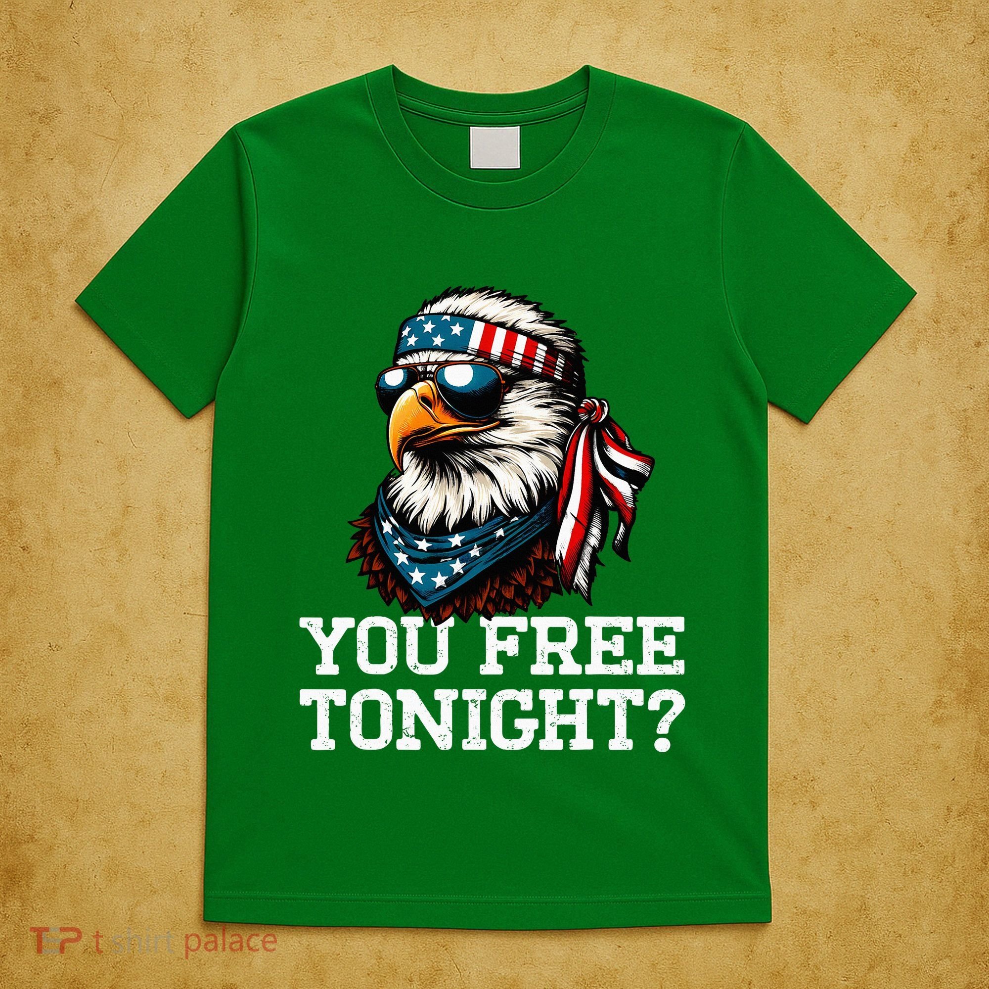 You Free Tonight Eagle Funny Patriotic American T-Shirt