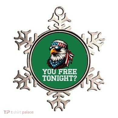 You Free Tonight Eagle Funny Patriotic American Ornament