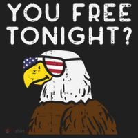 You Free Tonight Bald Eagle Us Flag Sunglasses 4th Of July Gift Beanie thumb 2