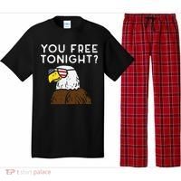You Free Tonight Bald Eagle Us Flag Sunglasses 4th Of July Gift Pajama Set thumb 0