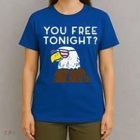 You Free Tonight Bald Eagle Us Flag Sunglasses 4th Of July Gift T-Shirt thumb 4
