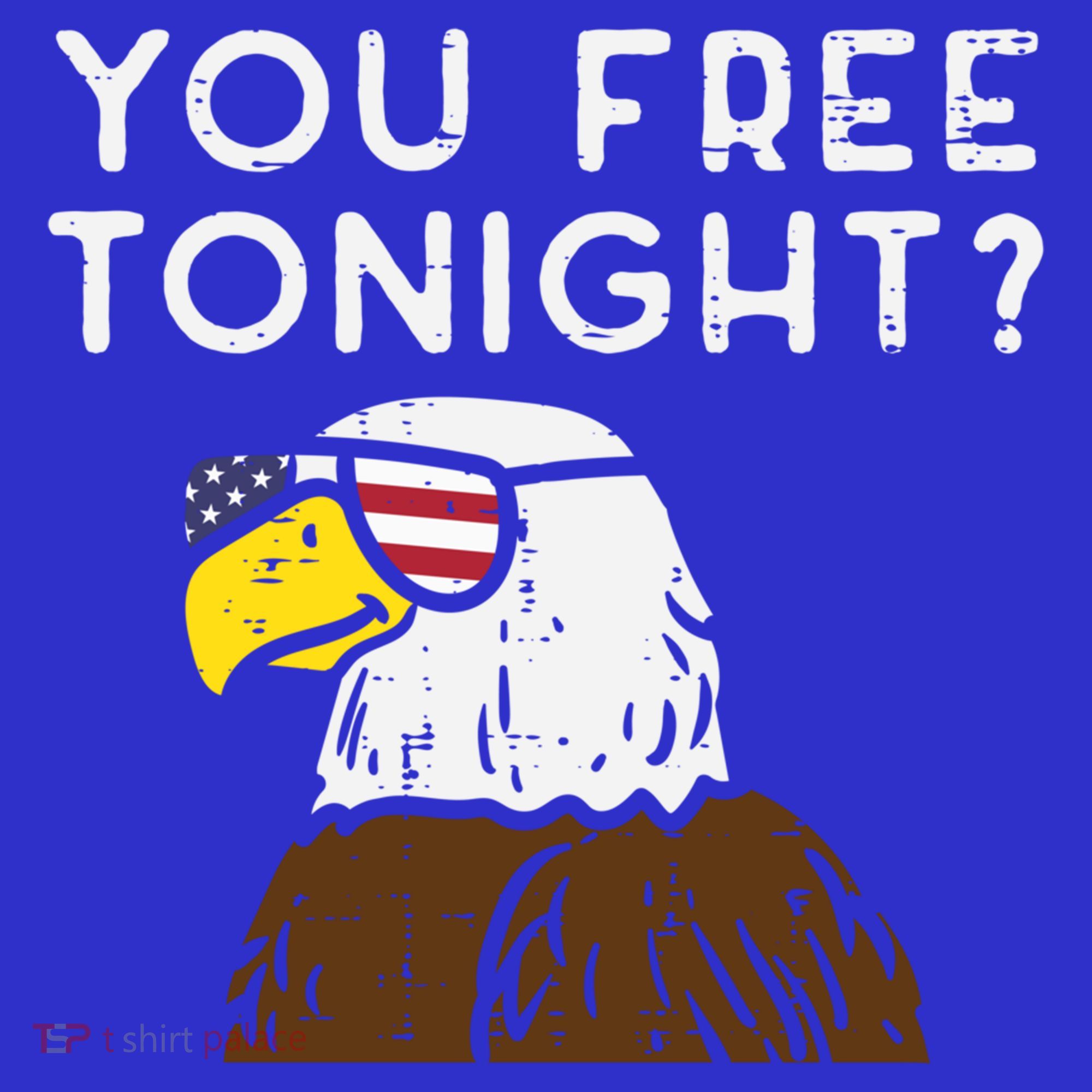 You Free Tonight Bald Eagle Us Flag Sunglasses 4th Of July Gift Mousepad
