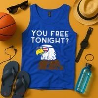 You Free Tonight Bald Eagle Us Flag Sunglasses 4th Of July Gift Tank Top thumb 4
